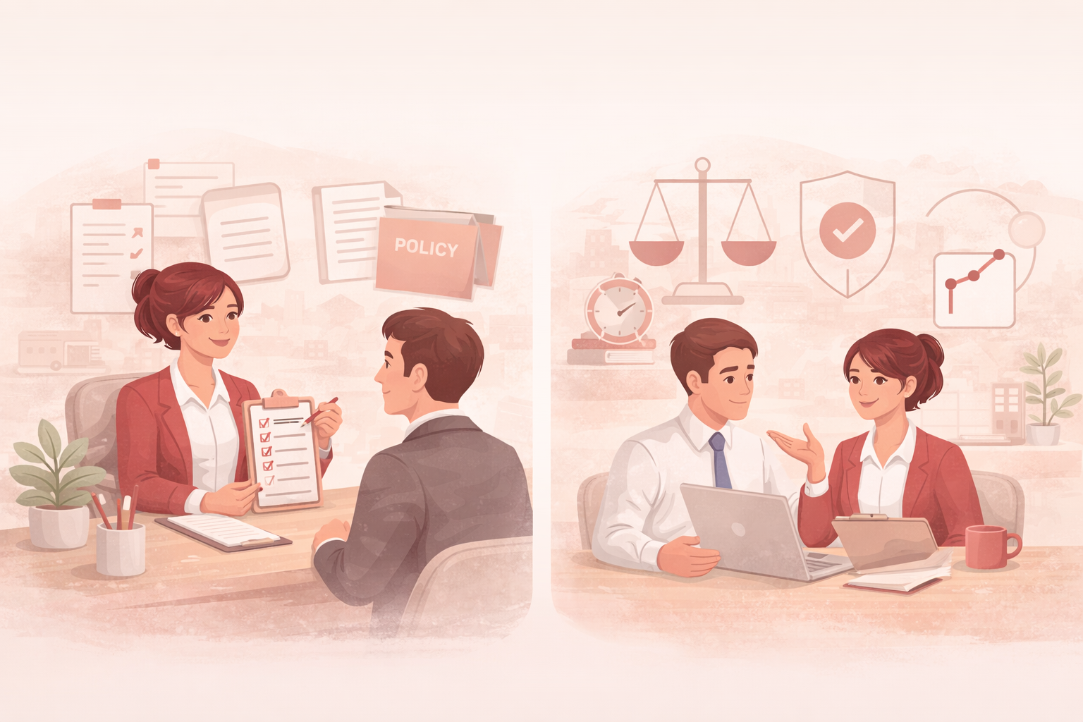 Illustration representing scale-up and leadership support