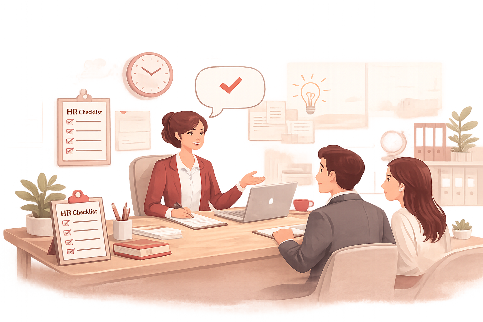 Illustration representing practical HR support for growing businesses